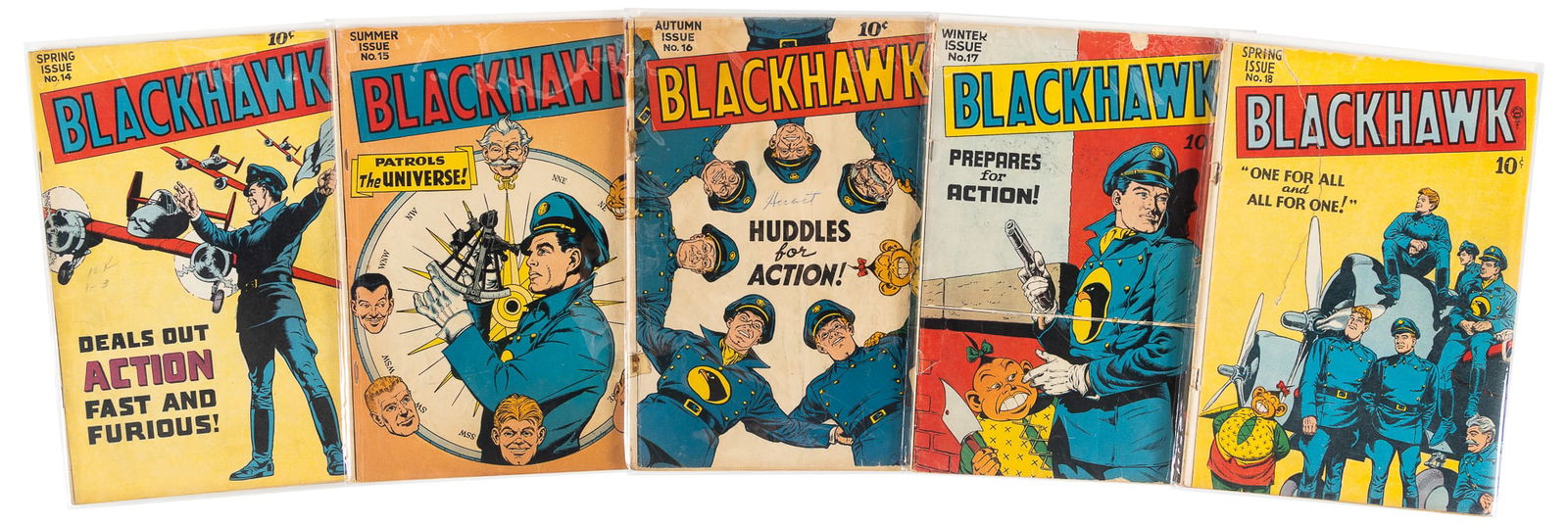BLACKHAWK #s 14-18 * 5 Comics * DC Universe Collection (1 of 1)