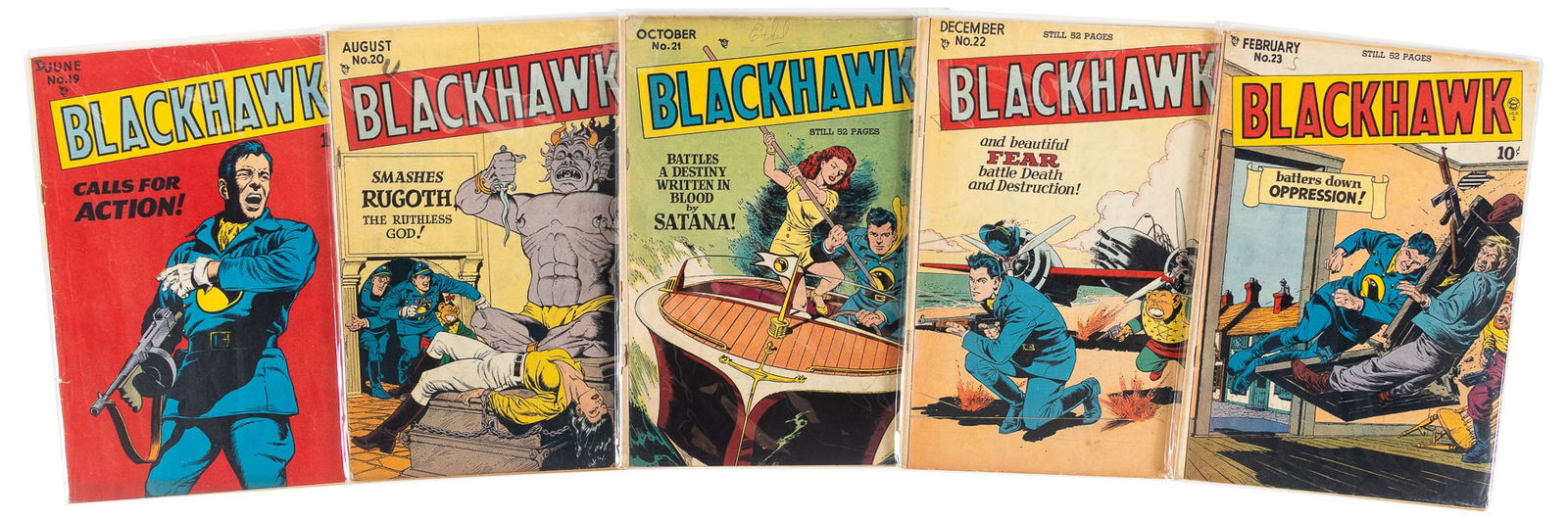 BLACKHAWK #s 19-23 * 5 Comics * DC Universe Collection (1 of 1)