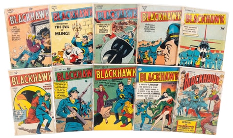 BLACKHAWK #s 24-33 * 10 Comics * DC Universe Collection