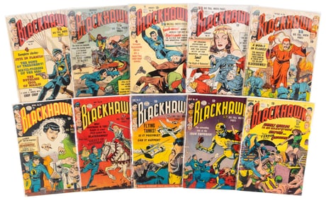 BLACKHAWK #s 34-43 * 10 Comics * DC Universe Collection