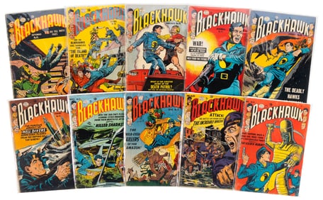 BLACKHAWK #s 44-53 * 10 Comics * DC Universe Collection