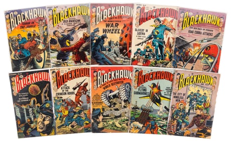 BLACKHAWK #s 54-61, 64, 65 * 10 Comics * DC Universe Collection