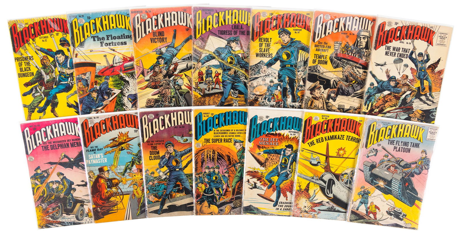 BLACKHAWK #s 92-95, 97-106* 14 Comics * DC Universe Collection (1 of 1)
