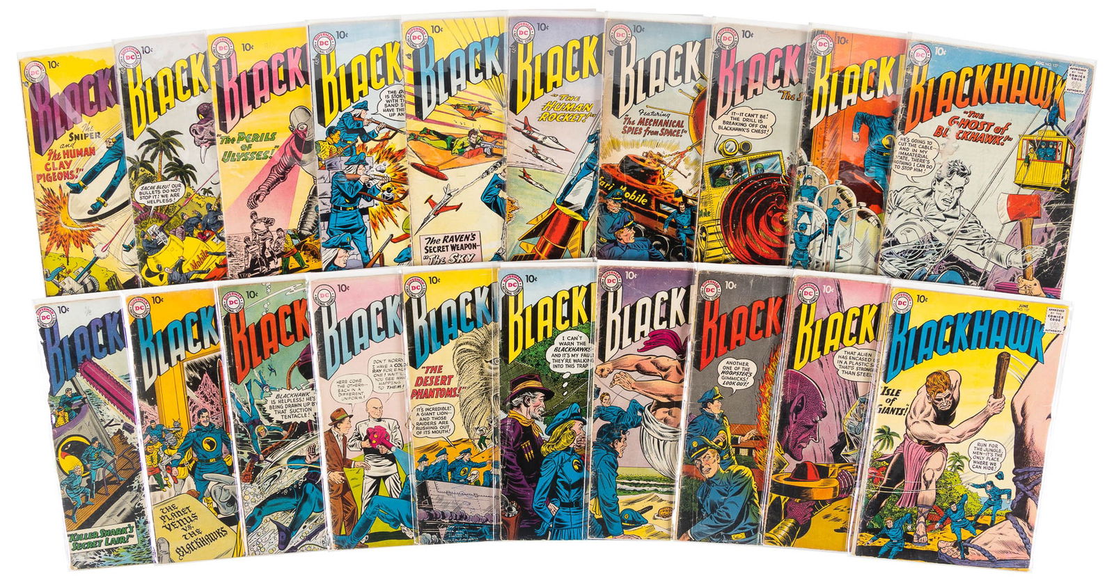 BLACKHAWK #s 118-137 * 20 Comics * DC Universe Collection (1 of 1)