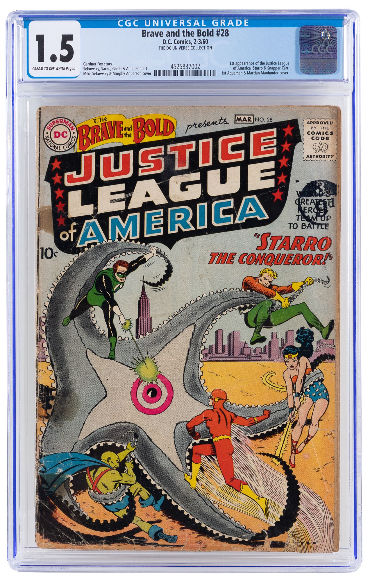 THE BRAVE AND THE BOLD #28 * 1st JUSTICE LEAGUE * DC Universe Collection (1 of 2)