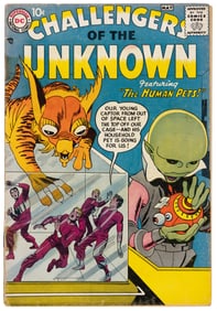 CHALLENGERS OF THE UNKNOWN #1 * 1st Ish * Jack Kirby