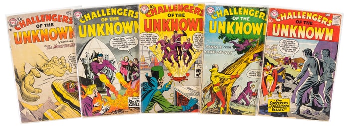 CHALLENGERS OF THE UNKNOWN #s 2-6 * 5 Comics * DC Universe Collection