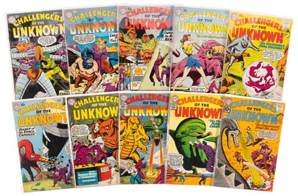 CHALLENGERS OF THE UNKNOWN #s 12-21 * 10 Comics * DC Universe Collection