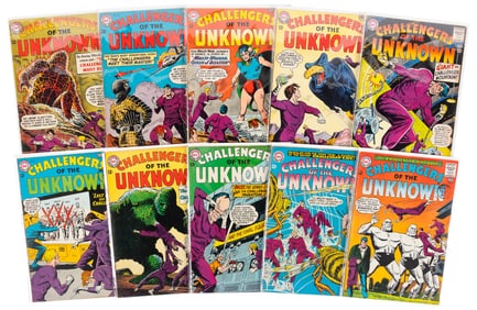 CHALLENGERS OF THE UNKNOWN #s 32-41 * 10 Comics * DC Universe Collection