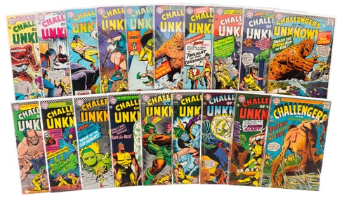CHALLENGERS OF THE UNKNOWN #s 42-60 * 19 Comics * DC Universe Collection