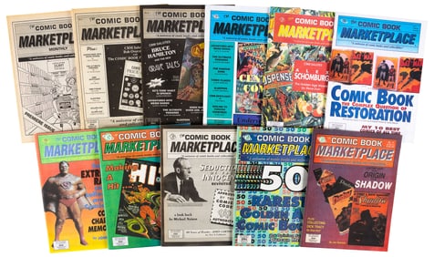 COMIC BOOK MARKETPLACE #s 1-6, 8-12 * 11 Mags