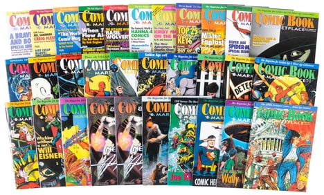 COMIC BOOK MARKETPLACE * Lot of 61 Mags * Lots of DC Content