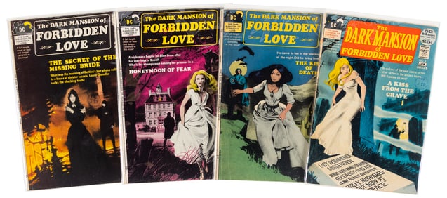 DARK MANSION of FORBIDDEN LOVE #s 1-4 * Full Run of 4 Comics
