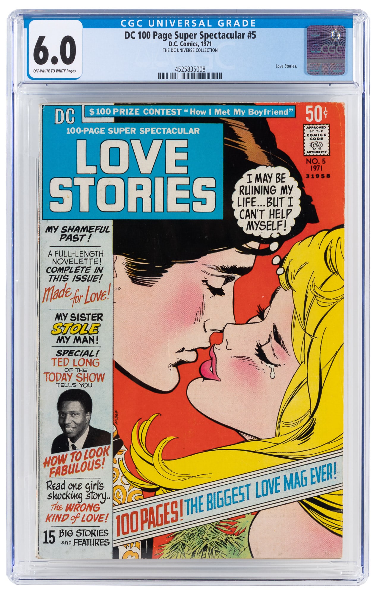 DC 100-PAGE SUPER SPECTACULAR #5 * CGC 6.0 * Love Stories Classic (1 of 2)