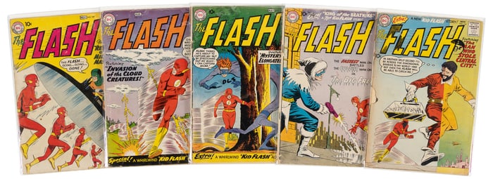 FLASH #s 109, 111, 112, 114, 116 * 5 Comics * DC Universe Collection