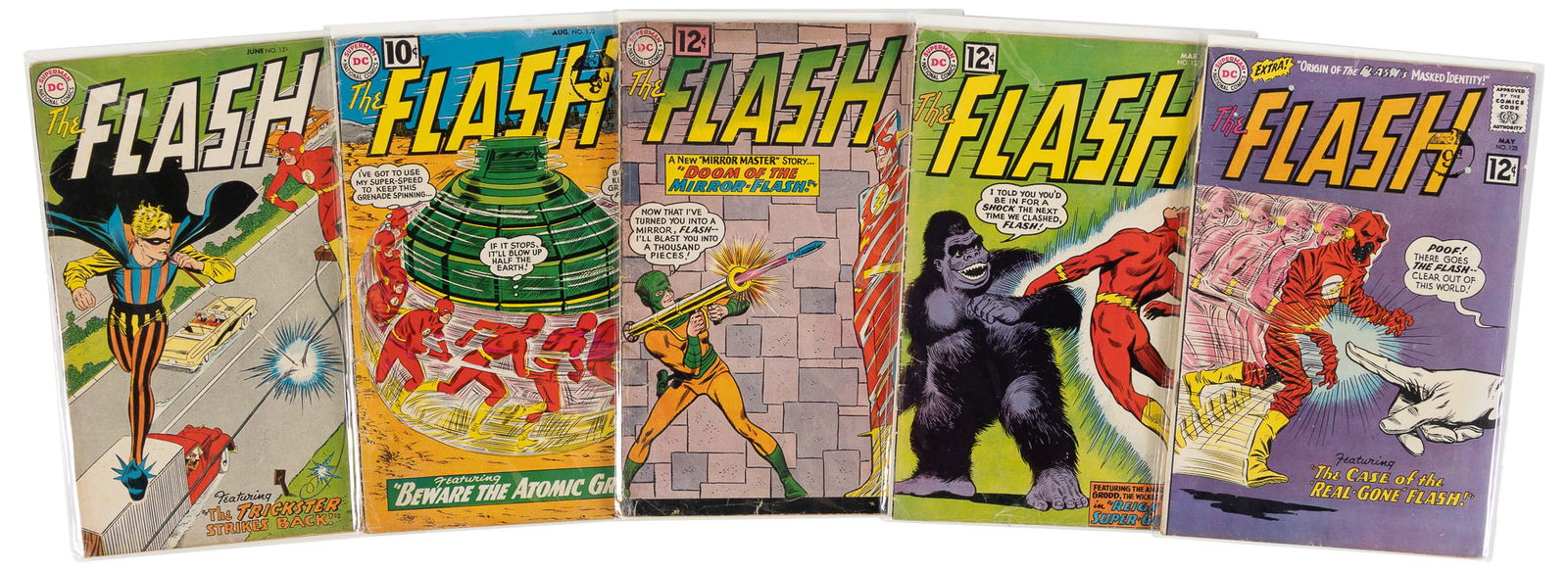 FLASH #s 121, 122, 126-128 * 5 Comics * DC Universe Collection (1 of 1)