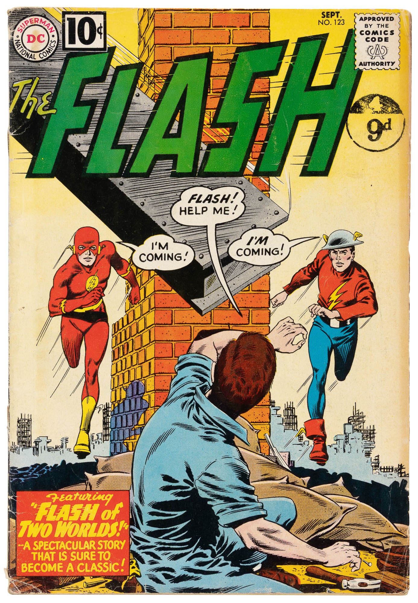 FLASH #123 * 2.0 * Golden Age Flash Returns (1 of 2)