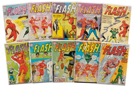 FLASH #s 131-133, 137, 138, 140-142, 144, 145 * 10 Comics * DC Universe