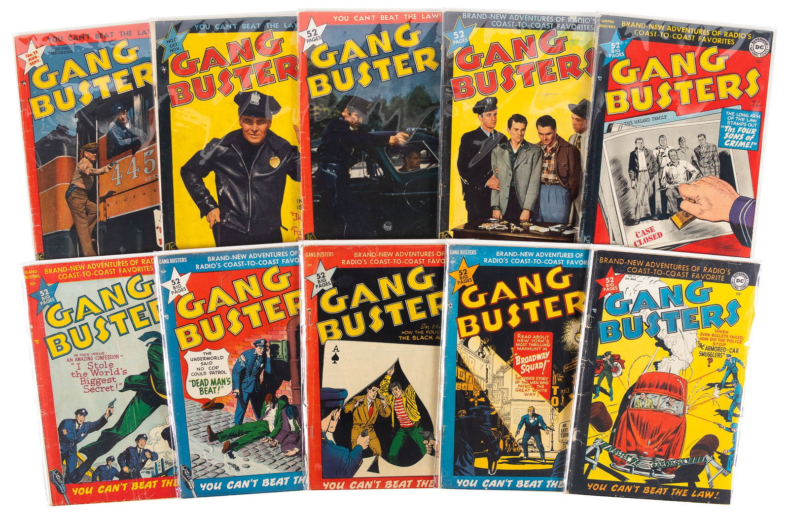 GANG BUSTERS #s 11-20 * 10 Comics * DC Universe Collection (1 of 1)