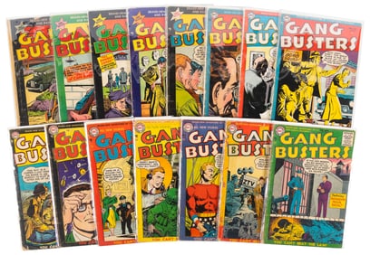 GANG BUSTERS #s 36-50 * 15 Comics * DC Universe Collection