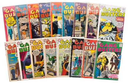 GANG BUSTERS #s 51-67 * 17 Comics * DC Universe Collection