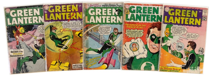 GREEN LANTERN #s 2-4, 10, 11 * 5 Comics * DC Universe Collection