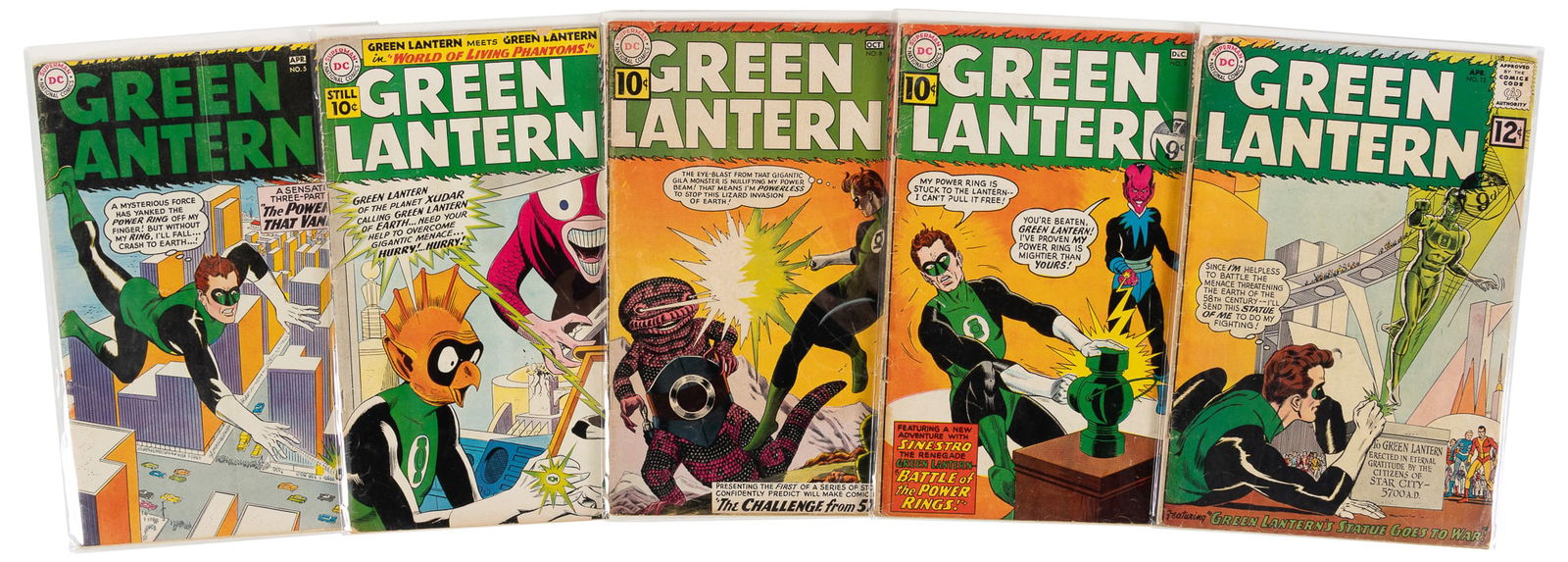 GREEN LANTERN #s 5, 6, 8, 9, 12 * 5 Comics * DC Universe Collection (1 of 1)