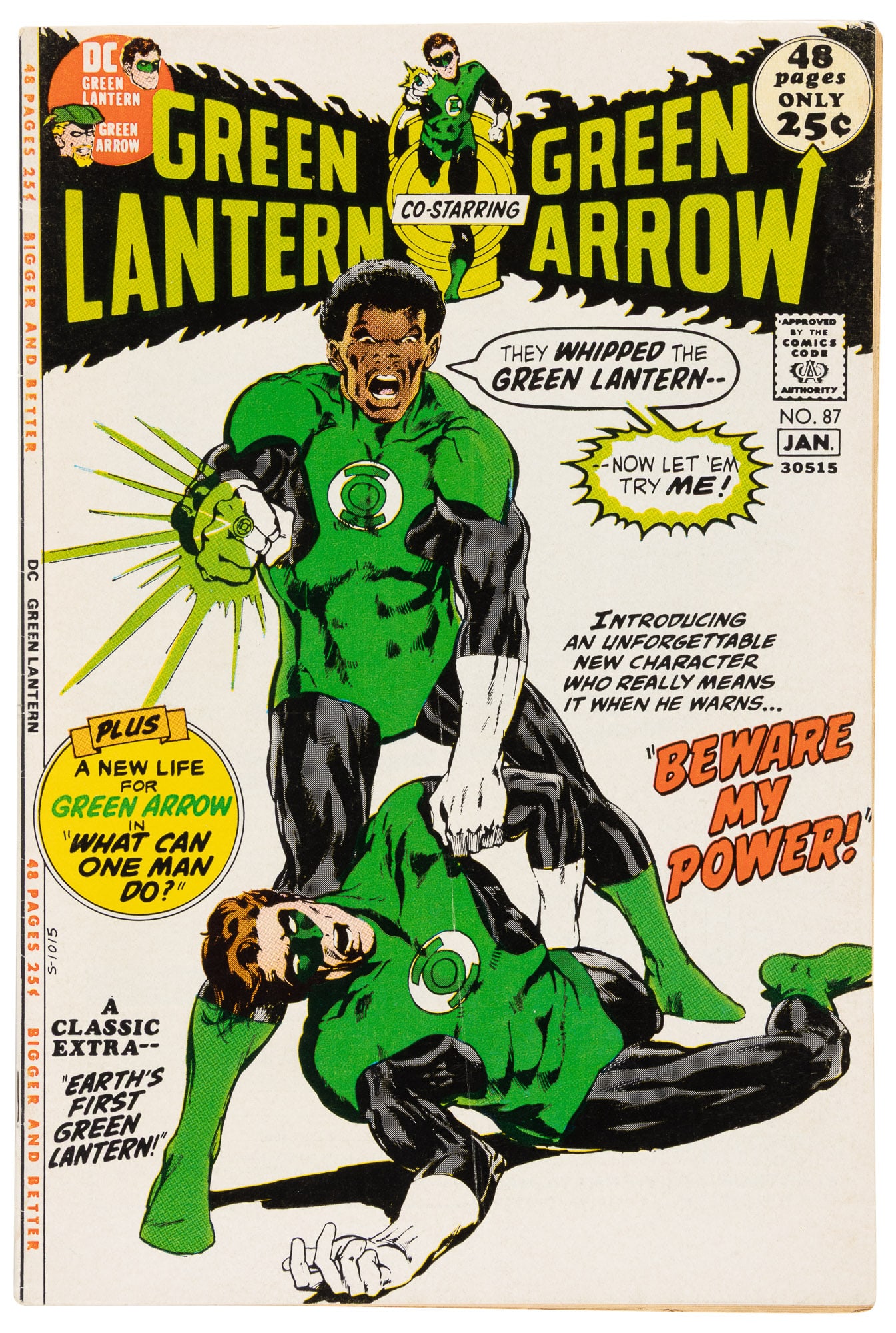 GREEN LANTERN #87 * 5.0 * 1st App: JOHN STEWART * DC Universe (1 of 2)
