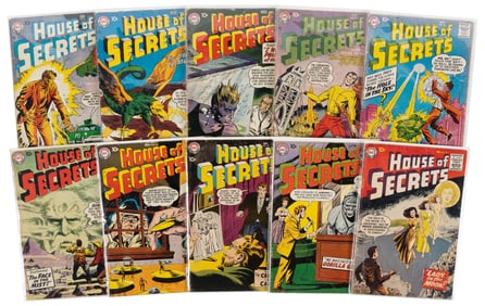 HOUSE OF SECRETS #s 8-17 * 10 Comics * DC Universe Collection