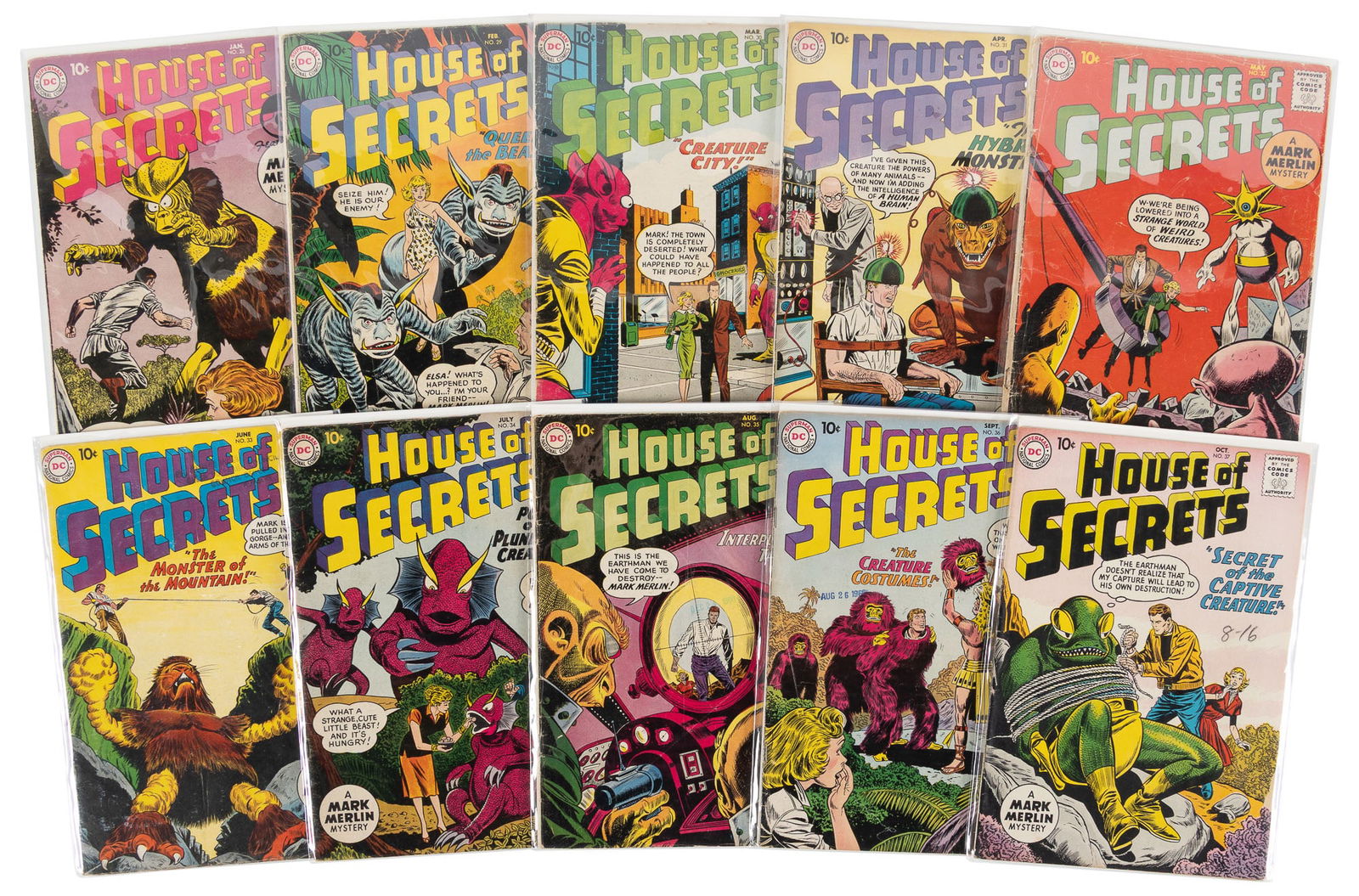 HOUSE OF SECRETS #s 28-37 * DC Universe Collection (1 of 1)