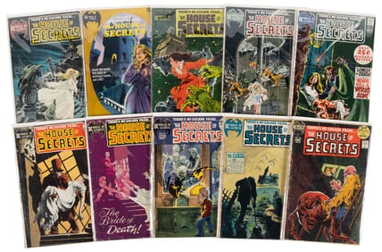 HOUSE OF SECRETS #s 88-91, 93-98 * 10 Comics * ADAMS, WRIGHTSON, TOTH