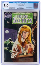 HOUSE OF SECRETS #92 * CGC 6.0 * 1st SWAMP THING