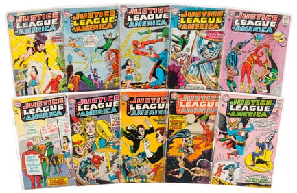 JUSTICE LEAGUE #s 23-32 * VG * Lot of 10 Comics