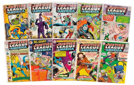 JUSTICE LEAGUE #s 33-42 * VG * Lot of 10 Comics