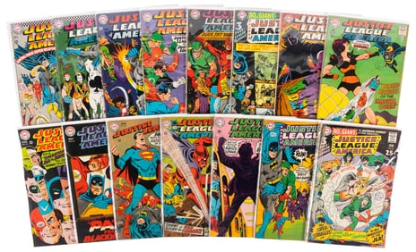 JUSTICE LEAGUE #s 53-67 * Fine * Lot of 15 Comics