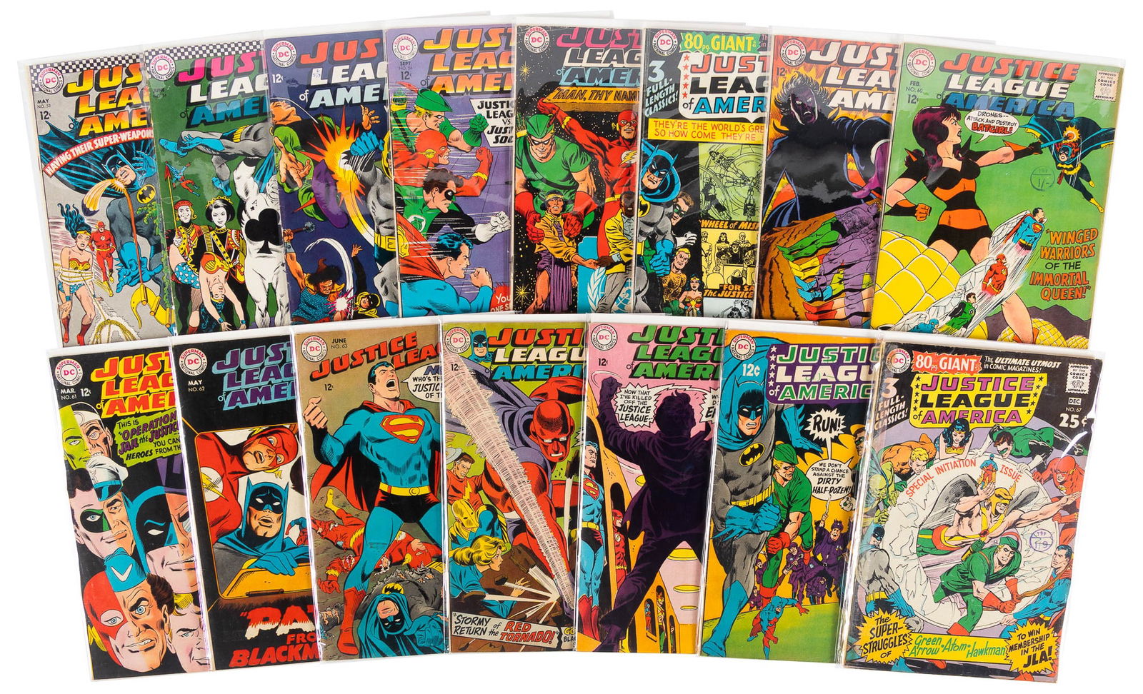 JUSTICE LEAGUE #s 53-67 * Fine * Lot of 15 Comics (1 of 1)