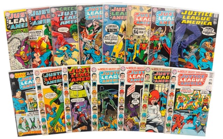 JUSTICE LEAGUE #s 68-82 * VG * Lot of 15 Comics