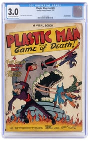 PLASTIC MAN #1 * CGC 3.0 * Classic Cole Cover