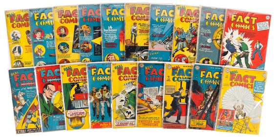 REAL FACT COMICS #s 1-4, 7-21 * 19 Comics * DC Universe