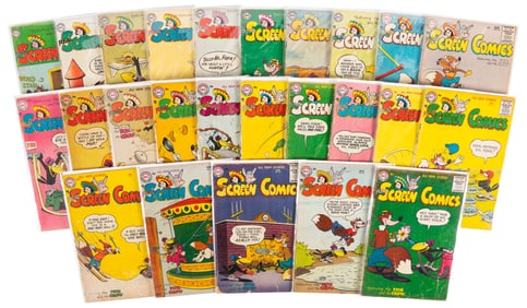 REAL SCREEN COMICS #s 72, 76-99 * 25 Comics * DC Universe Collection