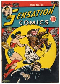 SENSATION COMICS #32 * 6.5 * Nice Copy * DC Universe