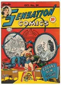 SENSATION COMICS #34 * 5.5 * DC Universe Collection