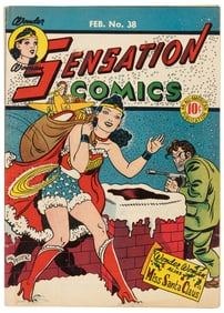 SENSATION COMICS # 38 * X-Mas Cover * DC Universe Collection
