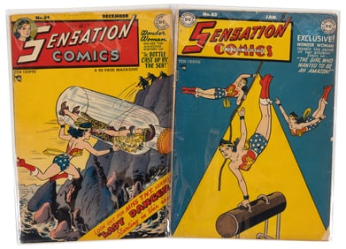 SENSATION COMICS #s 84 & 85 * 2 Comics * DC Universe Collection
