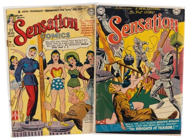SENSATION COMICS #s 96 & 106 * 2 Comics * DC Universe