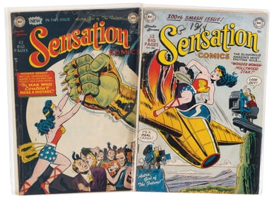 SENSATION COMICS #s 99 & 100 * DC Universe Collection
