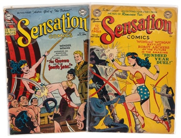 SENSATION COMICS #s 102 & 103 * 2 Comics * DC Universe