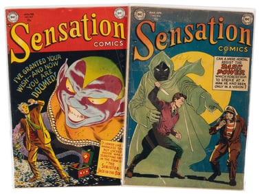 SENSATION COMICS #s 107 & 108 * Post-Wonder Woman