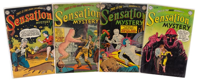 SENSATION MYSTERY #s 110-113 * 4 Comics * Johnny Peril