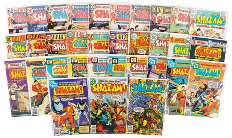 SHAZAM! #s 1-35 * F/VF * 35 Comics * Full Run
